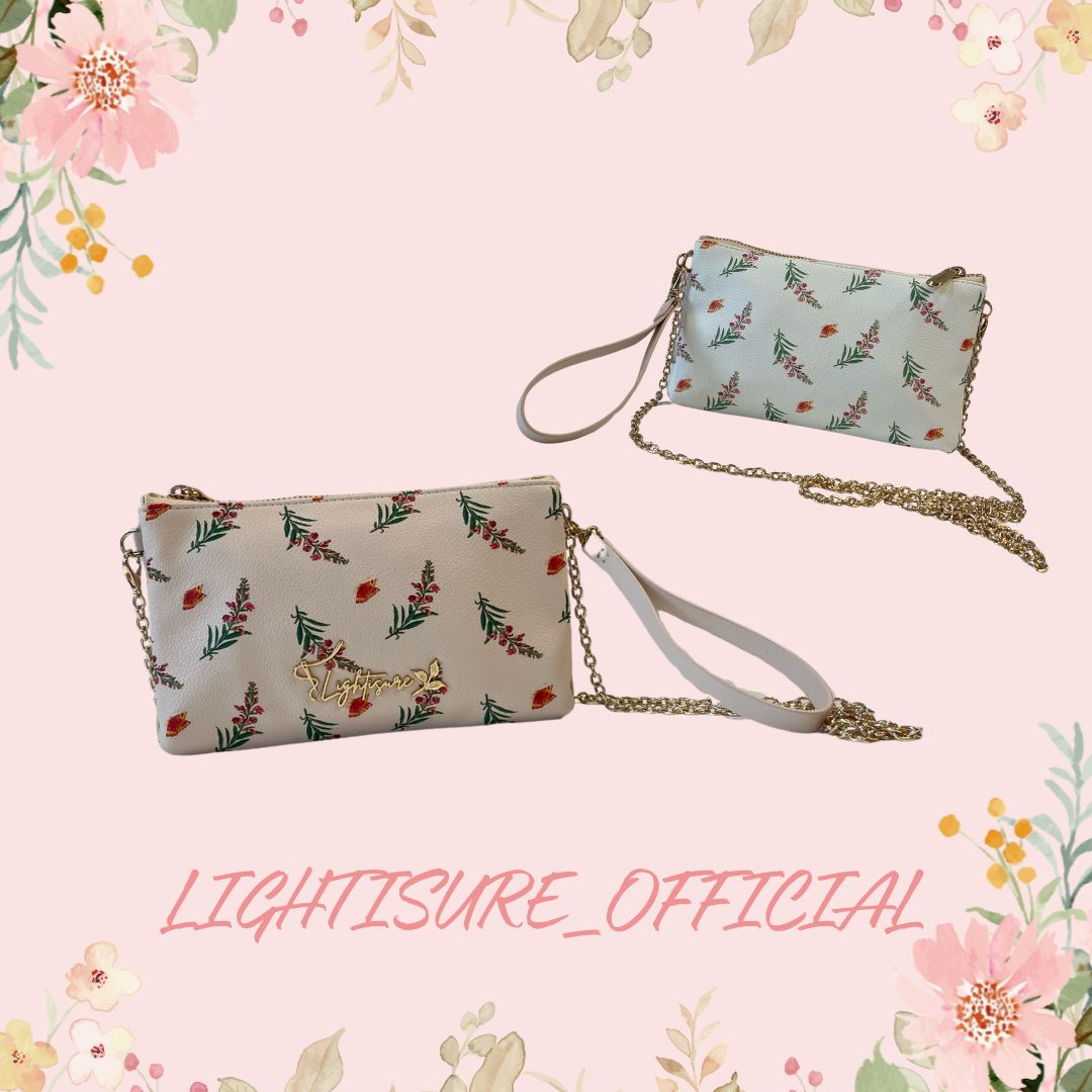 Floral Serenade Chain Clutch