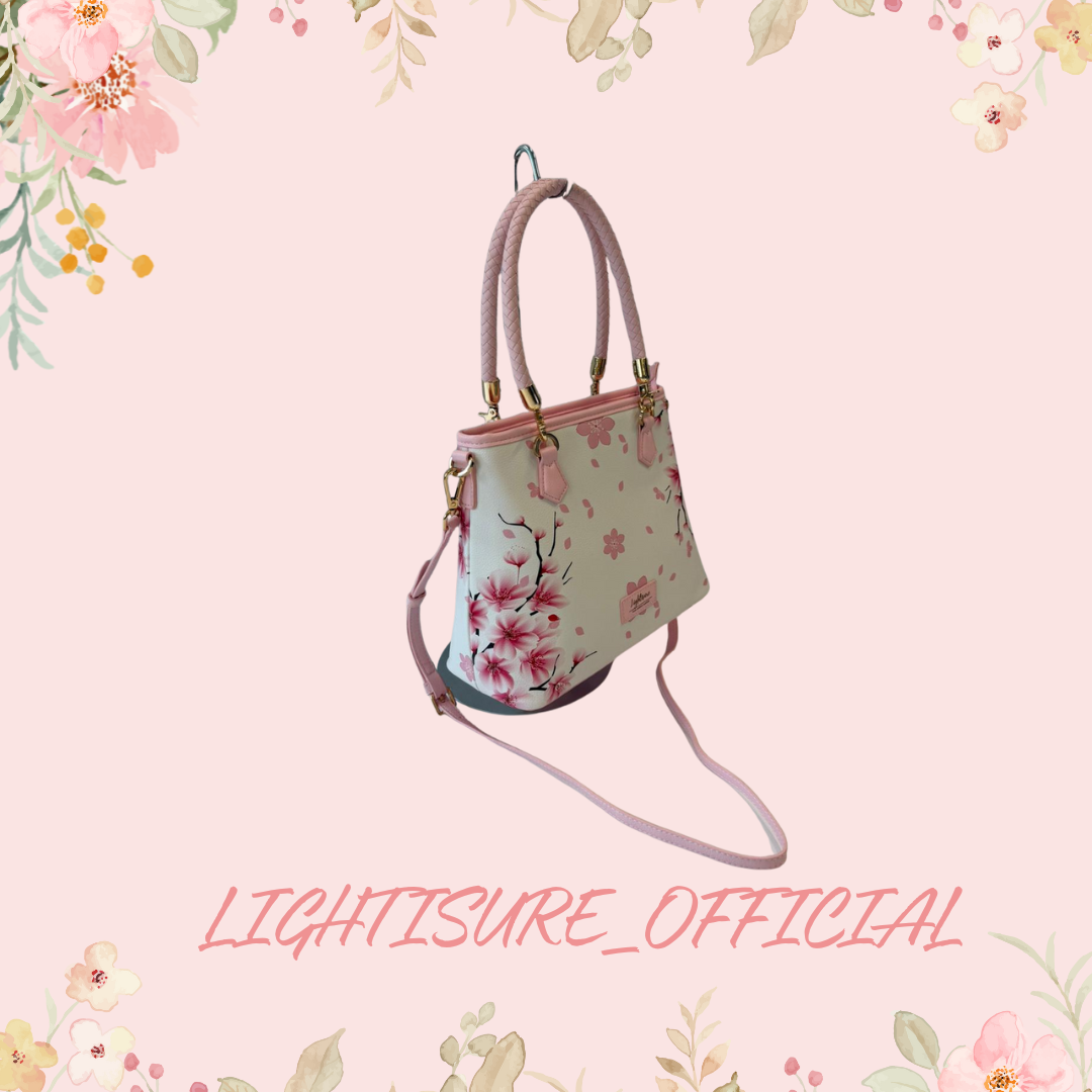Pinky Cherry Blossom Handbag