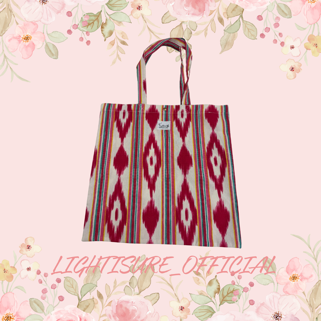 Cotton Raspberry Tote Bag 